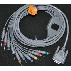 Nihon Kohden(Japan)  9130p ECG Cable , ECG machine parts    New