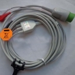 Compatible Medtronic three lead ECG cable / medtronic lifepak 12/20 button three lead 12-pin
