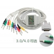 Nihon Kohden(Japan)  ECG Cable P/N EC6401 (AHA 12 Lead Banana 4 mm)(New, Compatible,Not Original)