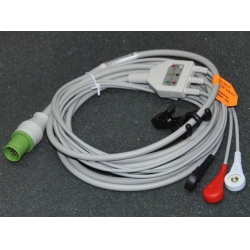 GE(USA) defibrillators ECG lead / cardioserv button three lead wire 10-pin defibrillator accessories
