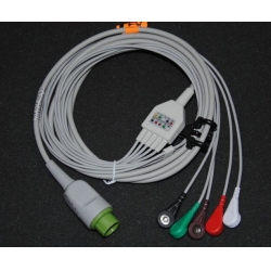 Biolight (China) M700 monitor ECG Cable / Biolight 12 pin five Leadwires button