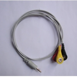 Choicemmed(China)Choicemmed HOLTER DC 3.5mm button three leadwires