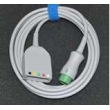 Mindray(China)original 12-pins 3-lead/5-lead ECG master cable split / IEC/AHA 5-lead defibrillation patient monitor cable