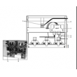 GE（USA）Power cord Hamess  with connector (PN:1504-5705-000)（Figure 6）,Avance,Aespire7100,Aespire7900 anesthesia        New