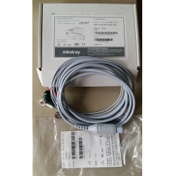 Mindray(China)6PIN 5-LEAD ECG Cable，AHA  PN:0010-30-43120 for PM9000 monitor,New