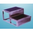 stanless steel footrest with double layer