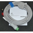 Mindray(China)T5,T6,T8 original ECG cable/0010-30-43119 snap type 3-lead EA623AB monitor cable