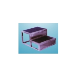 stanless steel footrest with double layer