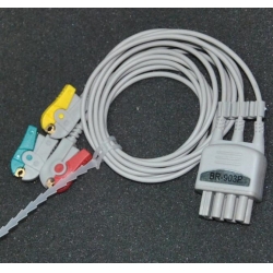 Nihon Kohden (Japan)Compatible Nihon Kohden split clip three lead wire / BR-903P ECG cable / photoelectric Leadwires