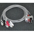 Philips(Netherlands)Philips split three leads clip-type / PHILIPS HP split three lead wire ECG Cable