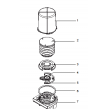 GE（USA）pressure reliefvalve assembly  (PN:1500-3377-000) New,Original（figure 4）GE（USA）latch,rim  (PN:1500-3352-000) New,Original（figure 5）