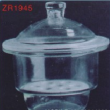 Desiccator with porcelain plate