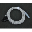 Single 4-pin ECG-wire / 4 Leadwires Single Location 4 pin