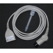 Mindray(China)compatible PM7000/8000/9000 split five lead cable/compatible 6-pin split ECG cable