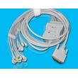 Compatible Nihon Kohden / Edan / East Kin / ECG machine cable / Nihon Kohden ECG 10 lead wires snap     New