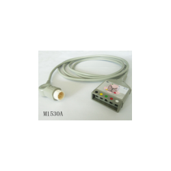 Philips(Netherlands)5-Lead ECG patient trunk cable, IEC(PN:M1530A),MP20,MP30,MP40,MP50,MP60,MP70,MP80,MP90,New,ORIGINAL