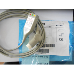 Philips(Netherlands)3 Lead ECG Patient Trunk Cable, IEC(PN:M1510A),MP20,MP30,MP40,MP50,MP60,MP70,MP80,MP90,New,ORIGINAL