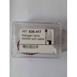 Radiometer(Denmark) PN:636-417	Halogen lamp with cable,4v/4w,rear right,bottom,Blood Gas Analyzer ABL815flex,ABL820flex,ABL825flex,ABL830flex,ABL835flex