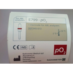 Radiometer(Denmark) (PN:945-613) E799 pO2 Electrode,Blood Gas Analyzer ABL815flex,ABL820flex,ABL825flex,ABL830flex,ABL835flex New