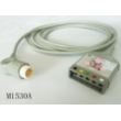 Philips(Netherlands)5-Lead ECG patient trunk cable, IEC(PN:M1530A),MP20,MP30,MP40,MP50,MP60,MP70,MP80,MP90,New,ORIGINAL
