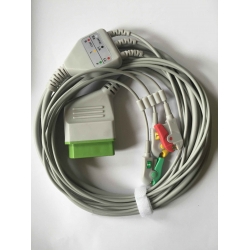 Nihon Kohden(Japan) BSM Life Scope ECG Cable 3 Leads IEC Clip ,3 Channel Patient Monitor ECG Cable   New