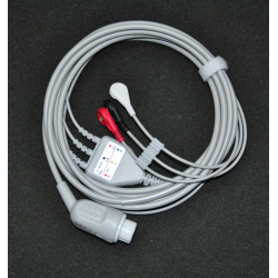 Philips(Netherlands)PHILIPS three lead wire button / 12-pin ECG Cable compatible Philips Leadwires