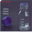 Reagent bottle with blur PP scerw cakp