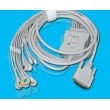 Nihon Kohden(Japan)Compatible photoelectric/ Edan / East Kin/ ECG machine Cable / Nihon Kohden ECG 10 lead wires button