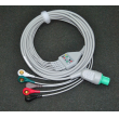 GE cardioserv defibrillator five Leadwires button / GE defibrillator ECG lead / GE Leadwires