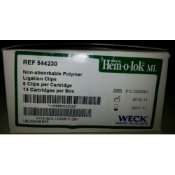 Teleflex Weck(USA) Non-absorbable Polymer Ligation Clips  544230,  84pk/box (New,Original)