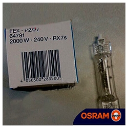 OSRAM(Germany)Osram 64781 FEX 2000W/240V Lamp ,NEW