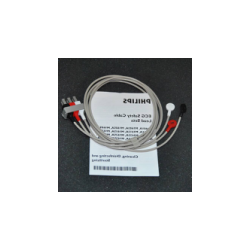 Philips(Netherlands)Shielded 3-Lead Set,Grabbers,Safety,AAMI(PN:M1603A),VM6,VM8,New,ORIGINAL
